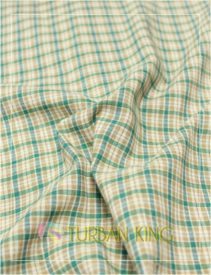 Yellow & Mint Green Check image 1