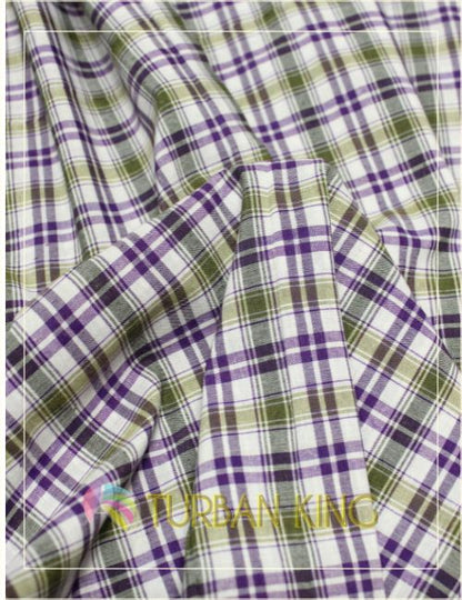 Parna-purple green check image 1