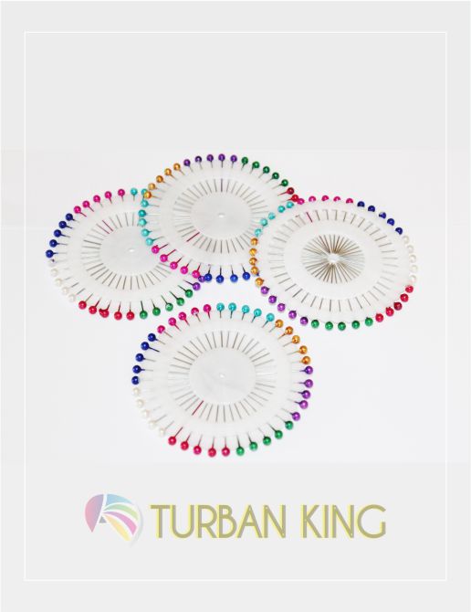 Turban Pins - Coloured Big image 1