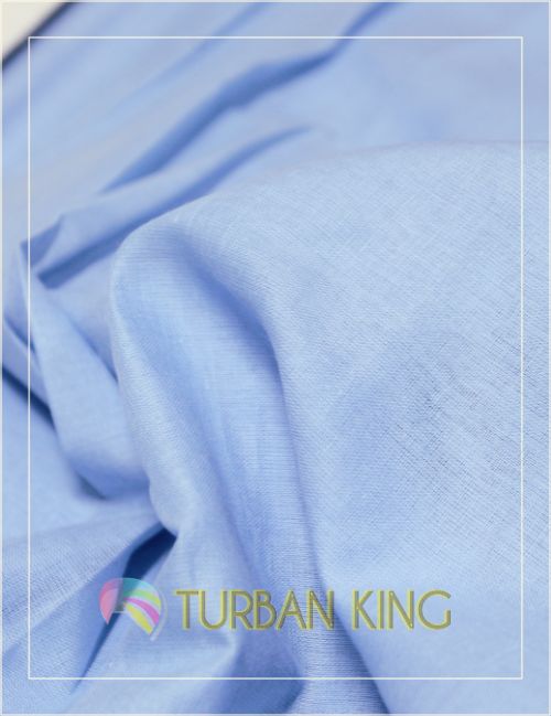Full Voile Turban-Baby Blue image 1