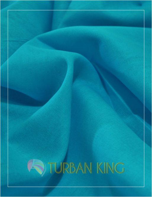 Full Voile Turban - Dark Ferozi image 1