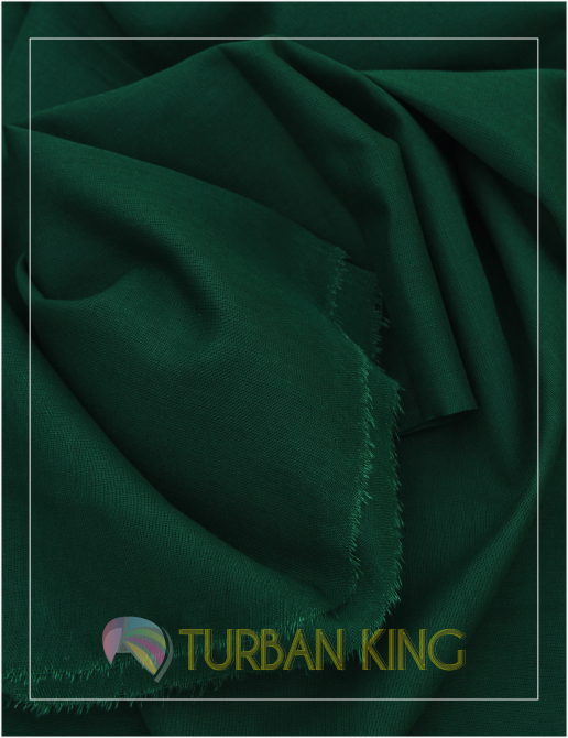 Full Voile Turban - Dark Green image 0