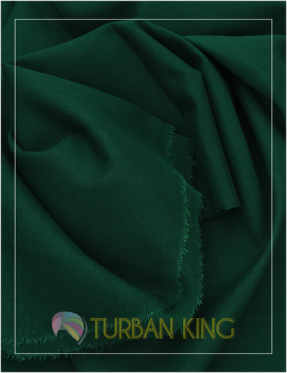 Full Voile Turban - Dark Green image 1
