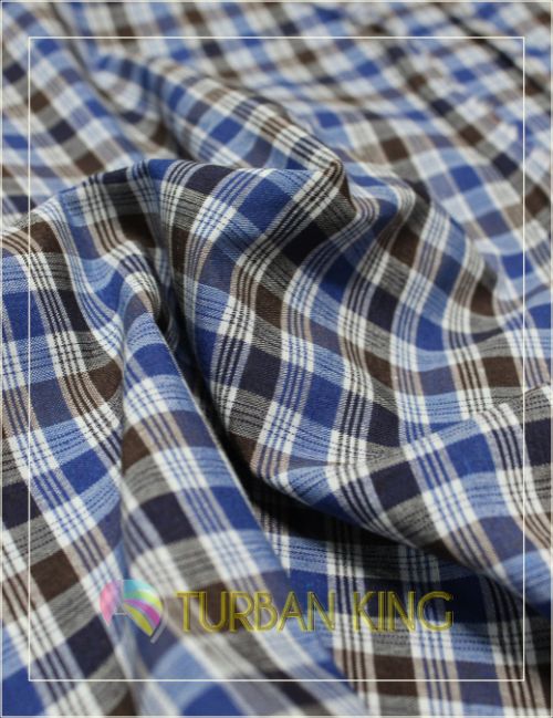 Parna - Royal Blue & Black check image 0