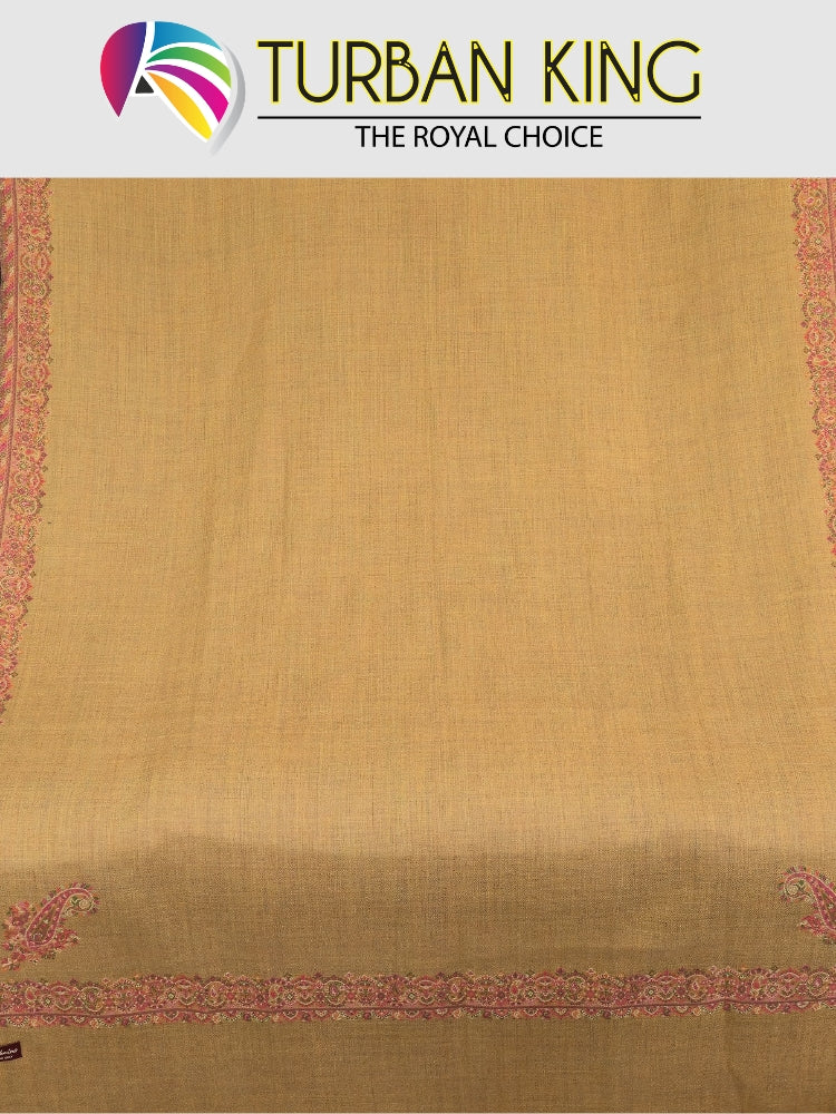 Beige color Pashmina with kani work
