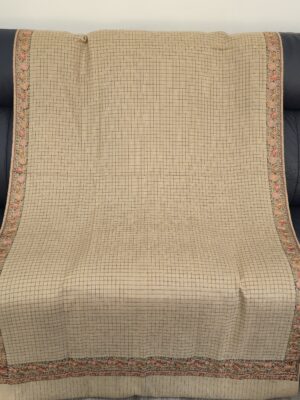 Shawl - 4 side embroidered border