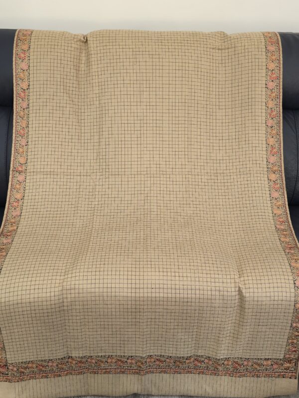 Shawl - 4 side embroidered border