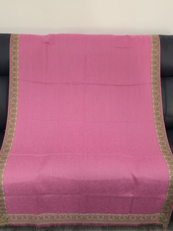 Premium Self print Pashmina with embroidery work