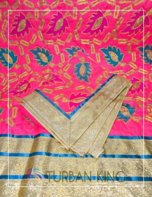 Double Set Rumala Sahib - Coral pink